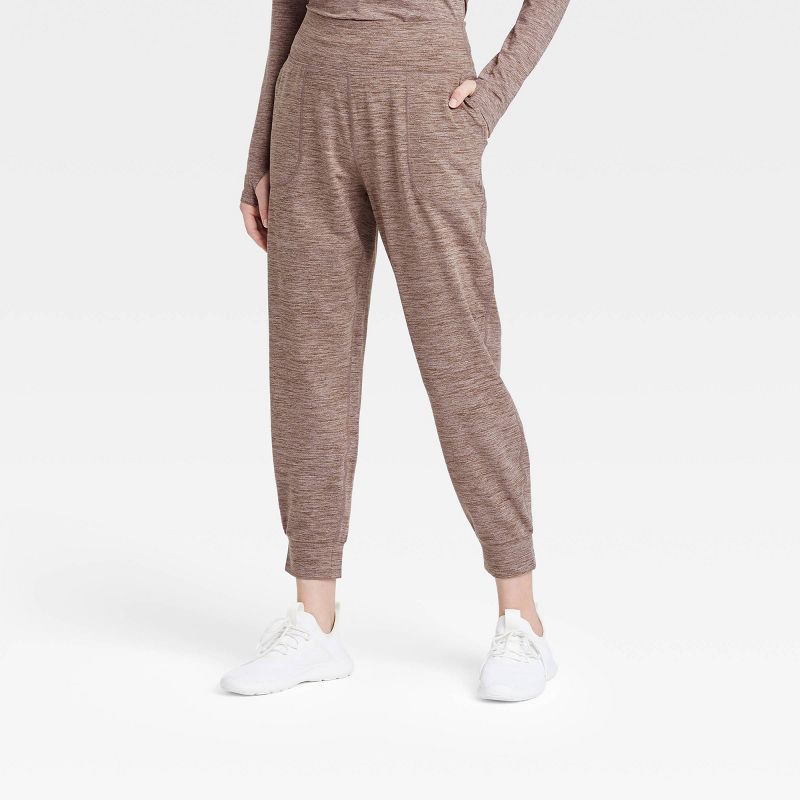 Women's Mid-Rise Cozy Spacedye Jogger Pants - JoyLab™ | Target