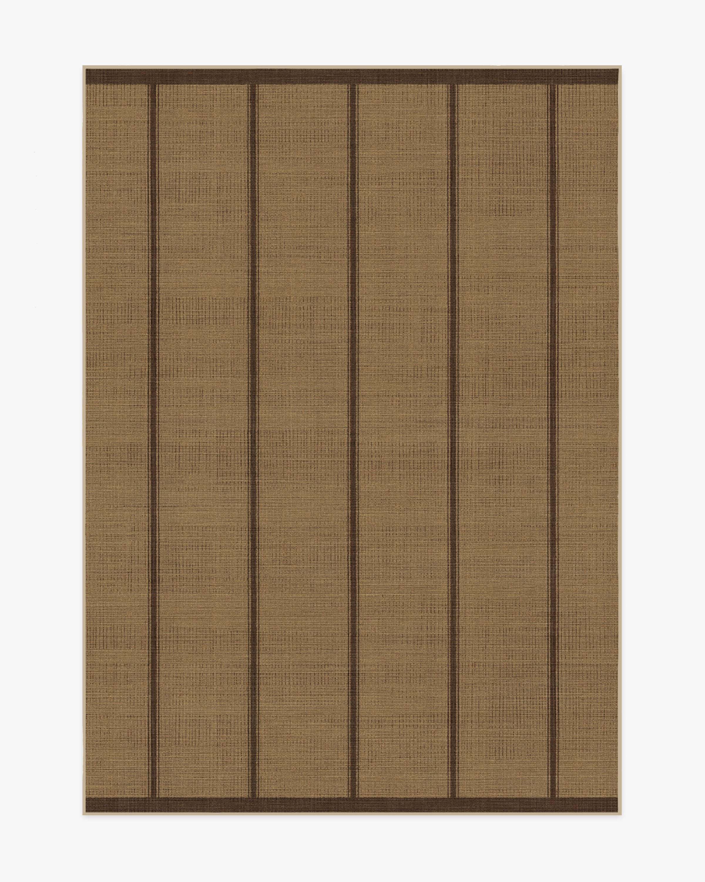 Architectural Digest Harvest Stripe Brown Re-Jute Rug | Ruggable