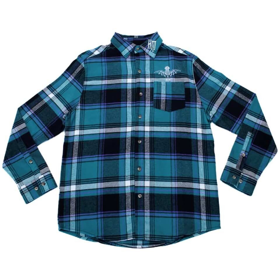 Disney The Haunted Mansion Foolish Mortals Flannel Shirt | Amazon (US)