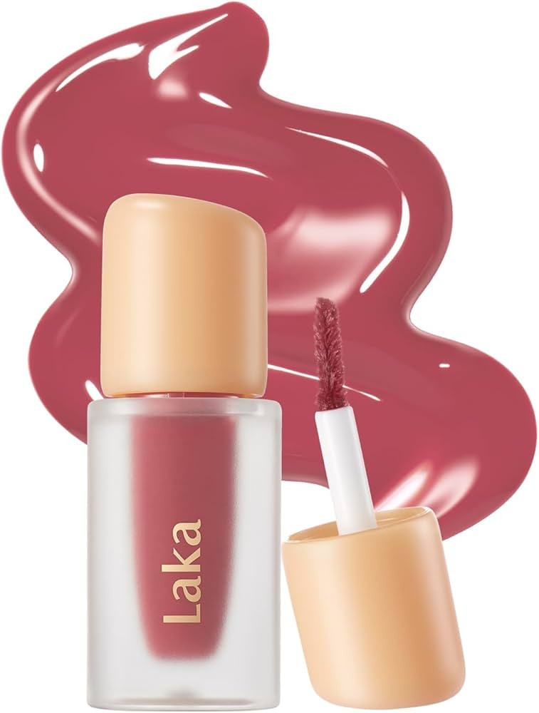 Laka Fruity Glam Lip Tint Mini, 1.9g/0.07oz, Glowing Lip Stain with Wide Color Spectrum, Hydratin... | Amazon (US)