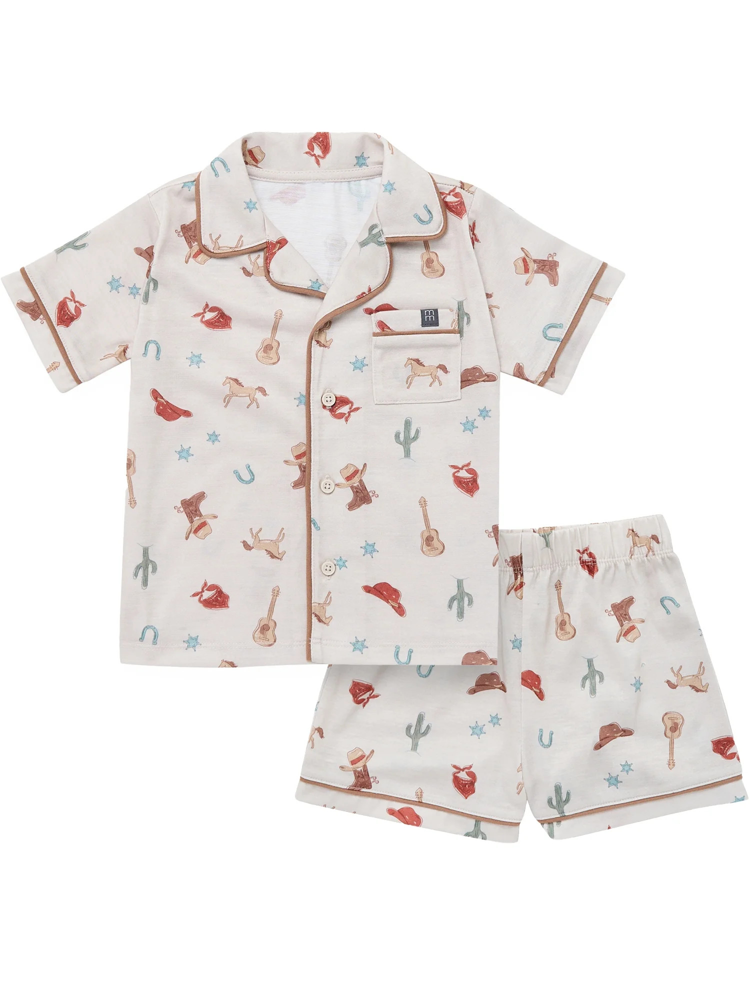 Modern Moments by Gerber Toddler Neutral Pajama Coat Set, 2-Piece, Sizes 12M-5T | Walmart (US)