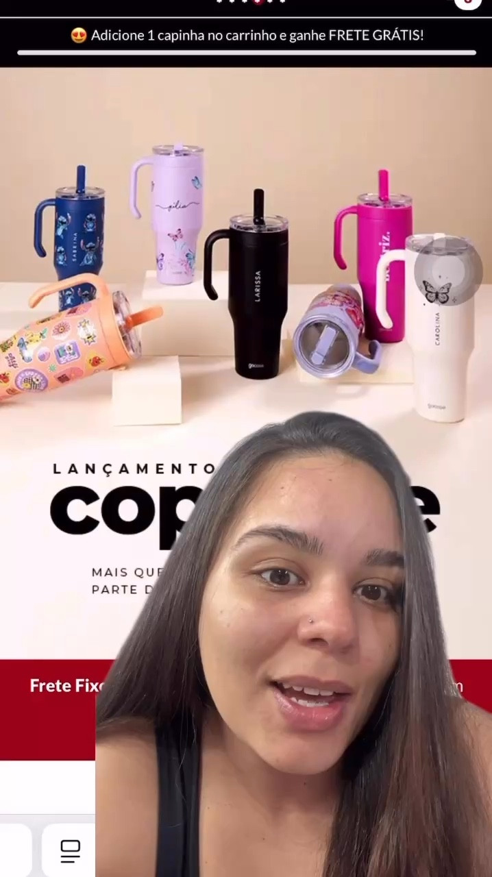 Copo Térmico Life com capacidade de 1.180 ml, mantém a bebida quente por até 6 hrs e fria (com gelo) por até 48 hrs (1.180ml). Quanto mais fria/quente estiver a bebida, por mais tempo o Copo Life manterá a temperatura dela.

#LTKbrasil #LTKsummer #LTKfitness