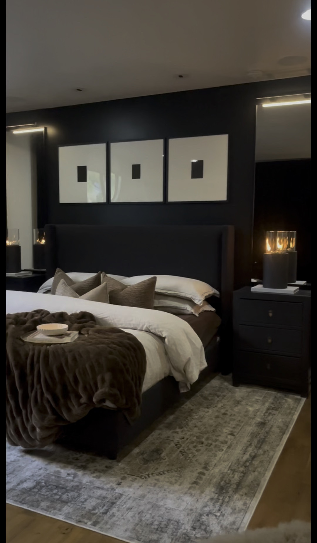 This bed is AMAZING! #platformbed #blackbedframe #linenbedframe 

#LTKfindsunder50 #LTKhome #LTKover40
