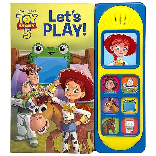 Disney Pixar Toy Story 5 - Let’s Play! Sound Book - Includes Woody, Buzz Lightyear, Jessie, and... | Amazon (US)