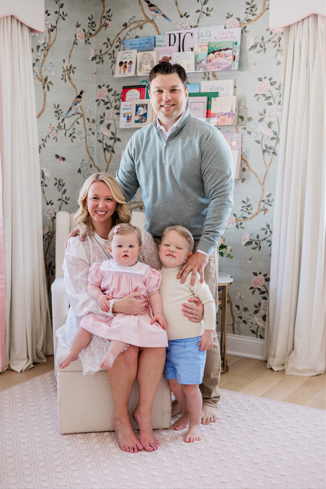 Family photos, nursery, girls nursery, spring style

#LTKhome #LTKfamily #LTKbaby