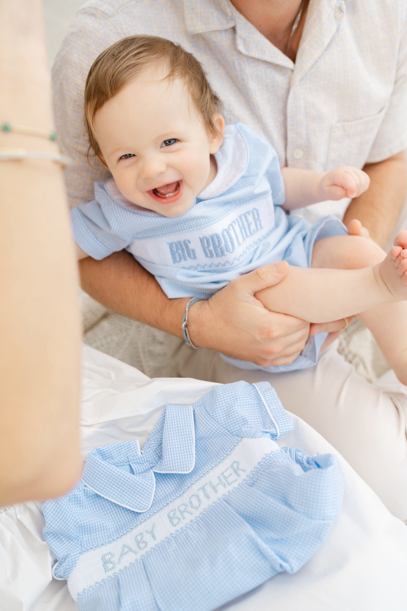 The first of many matching fits for these little guys🥹🩵 linked!