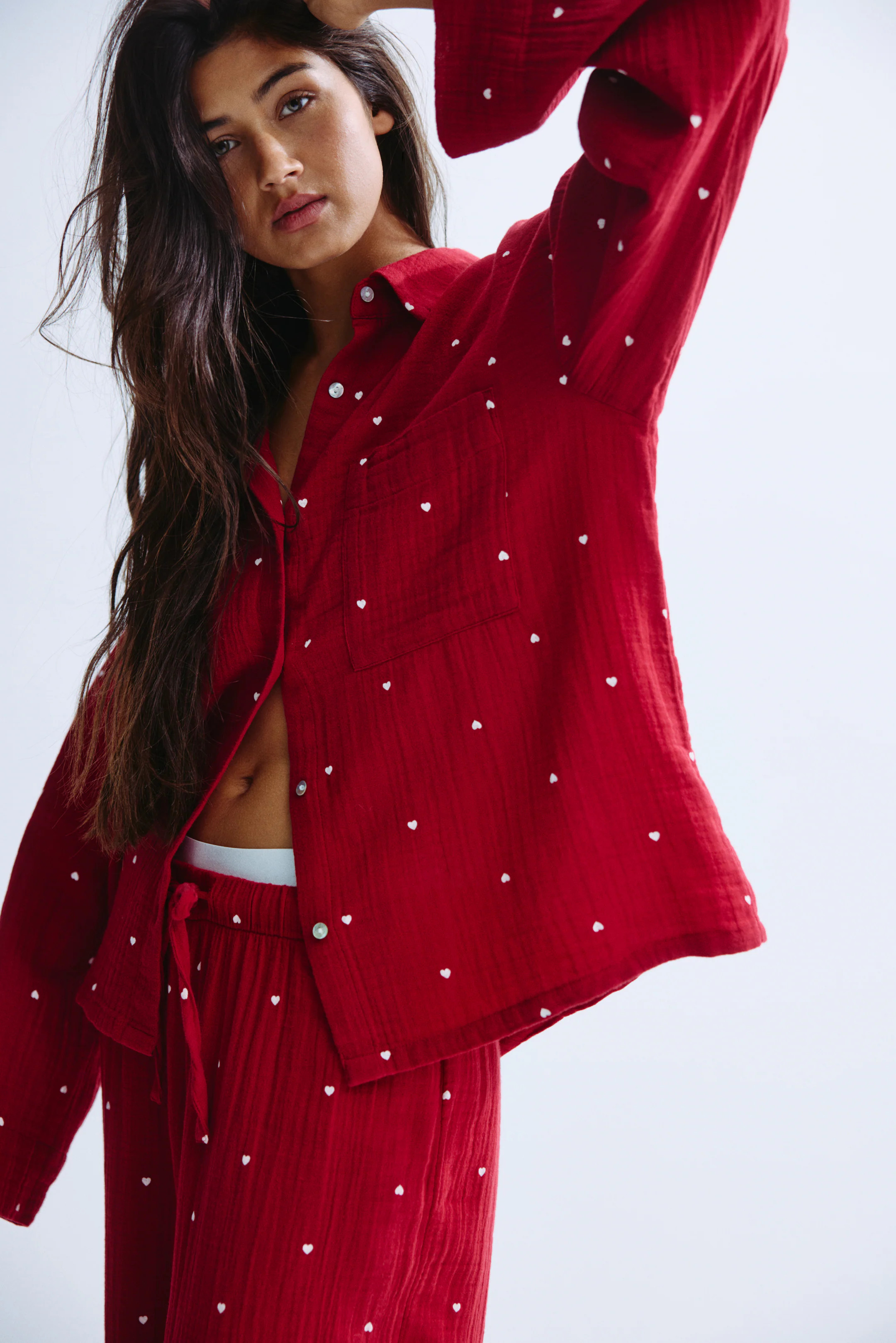 Cotton muslin pyjamas | H&M (UK, MY, IN, SG, PH, TW, HK)