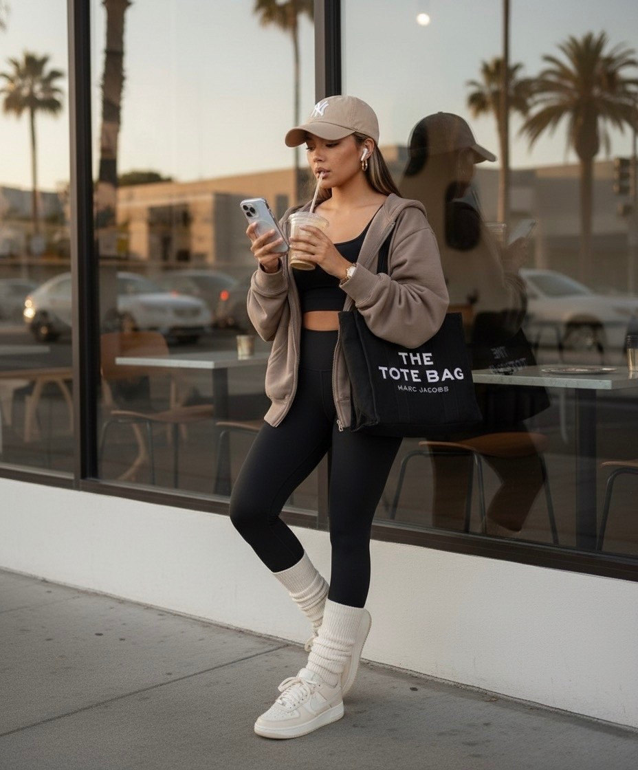 Everyday coffee run outfit — neutral zip hoodie, black leggings, NY cap, white sneakers, and the Marc Jacobs tote bag.
Perfect for errands, casual days, or cozy walks. Linked all pieces + affordable alternatives.

#LTKStyle #LTKFit #LTKFinds #LTKAthleisure #LTKUnder50 #LTKUnder100 #LTKEveryday #LTKHoliday #LTKSeasonalStyle #LTKCozy


#LTKCyberWeek #LTKFindsUnder100 #LTKActive