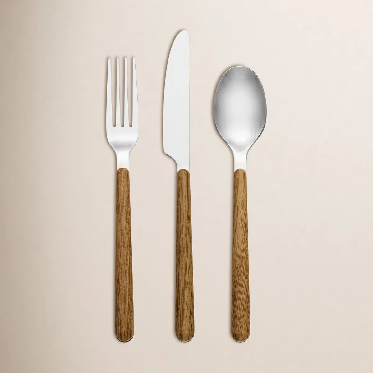 24/7 Outdoor Living 12-Piece Flatware Set, Wood | Wayfair North America