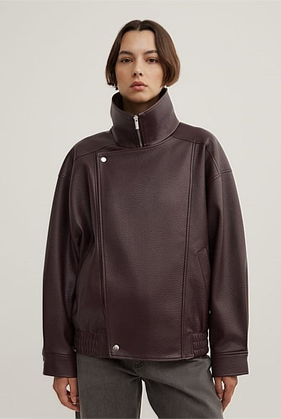 Funnel Neck Bomber Jacket | Witchery (AU)