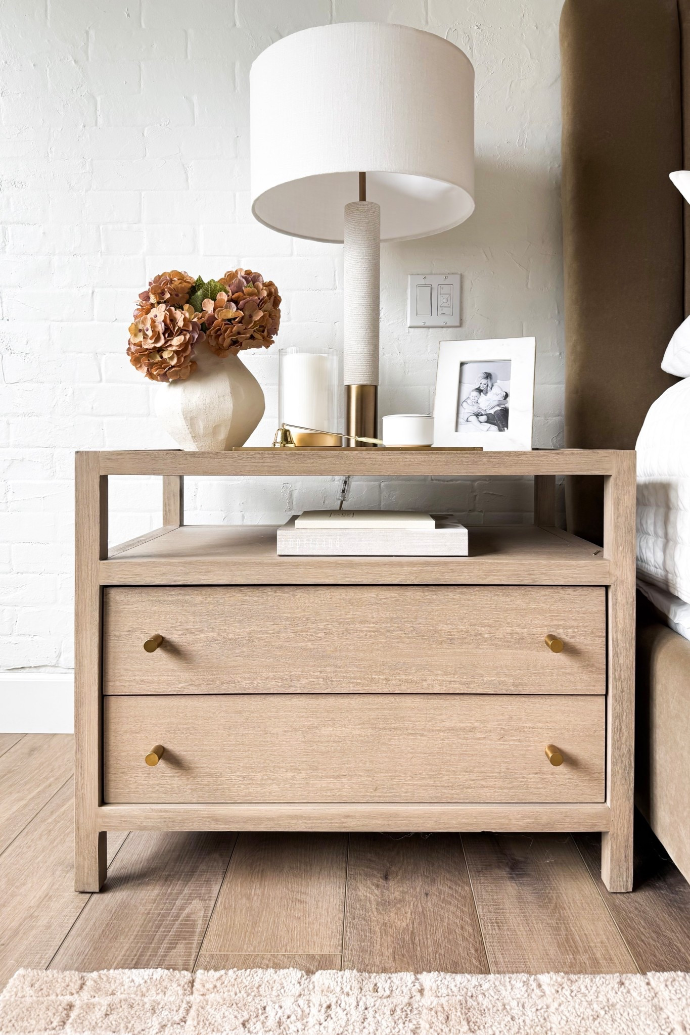 I always get so many questions about our nightstands! Seriously worth the splurge 

Home, home finds, home accents, home decor, nightstand, nightstand styling, modern home, neutral home, organic home, table lamp, modern lighting, frame

#LTKSeasonal #LTKdayinmylife #LTKHome