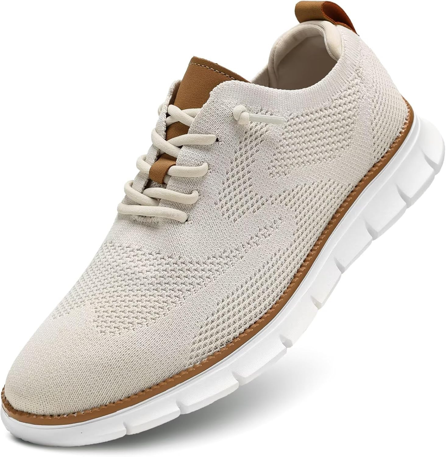 Men's Casual Dress Shoes Fashion Walking Sneakers Mesh Business Oxfords Work Lightweight Soft Sole | Amazon (US)