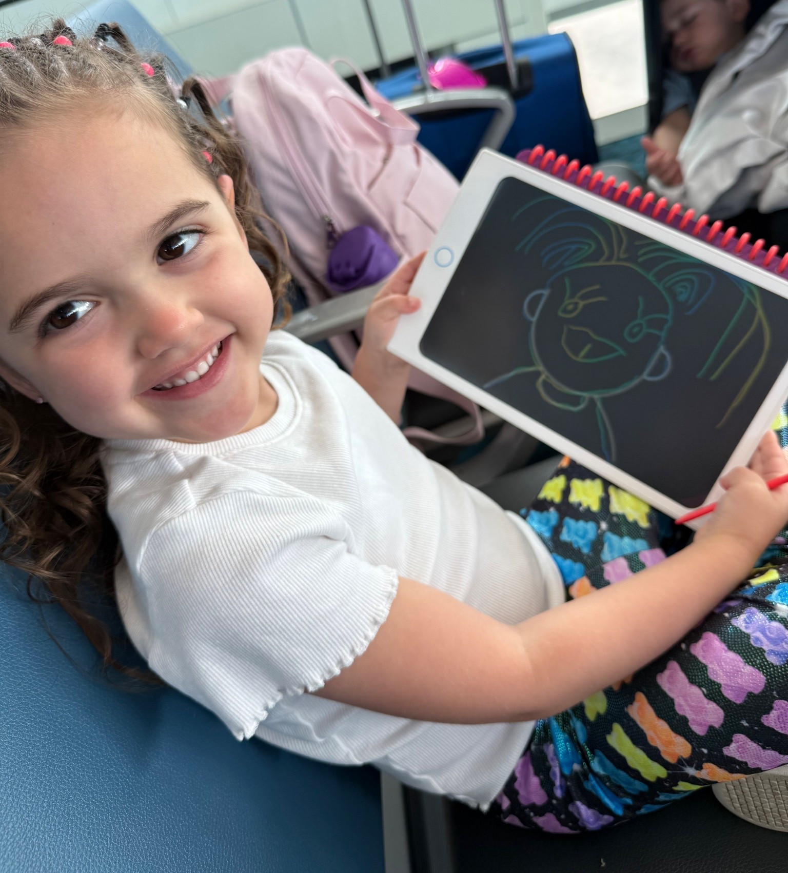 She chose this doodle pad over her iPad. Chuckle and roar. Kids activities. Kids toys. Airplane toys. Travel toys. On the go toys. Affordable travel toys. Kids toys for airplanes. Kids toys for travel. Travel kids toys. Doodle board. Activity board. Chuckle & roar 

#LTKKids #LTKTravel