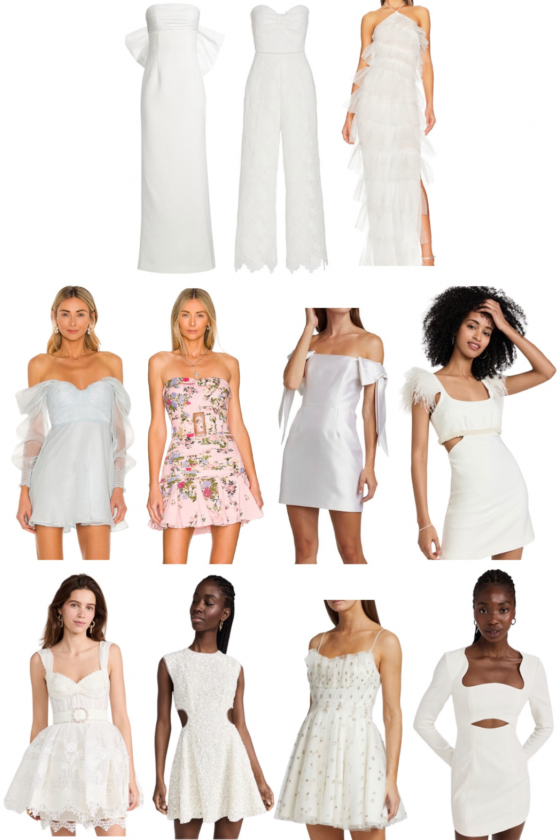 Bridal shower/rehearsal dinner look inspo. It doesn’t have to be white necessarily in my mind 😉
#bridal #wedding #rehearsaldinner 

#LTKwedding