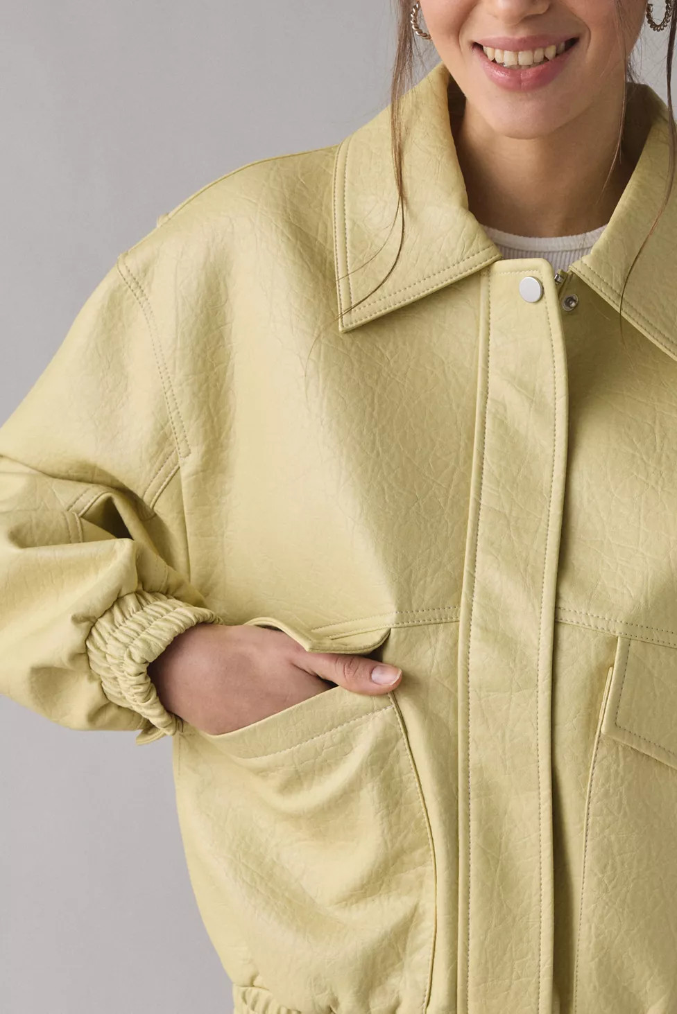 UO Casey Faux Leather Moto Jacket | Urban Outfitters (US and RoW)