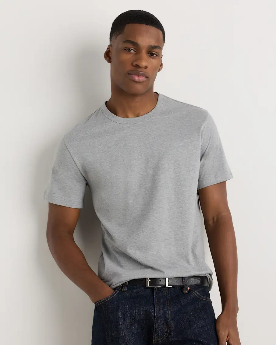 100% Organic Cotton Slub Crewneck Tee 3 Pack | Quince