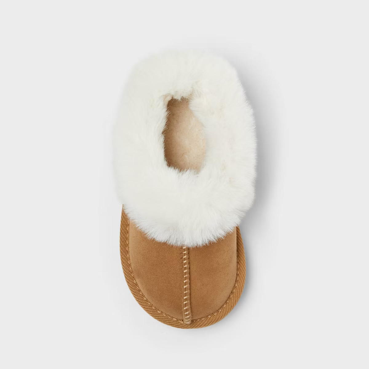Toddler Piper Faux Fur Cuff Scuff Slippers - Cat & Jack™ | Target