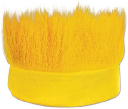 Beistle Hairy Headband, Yellow | Amazon (US)
