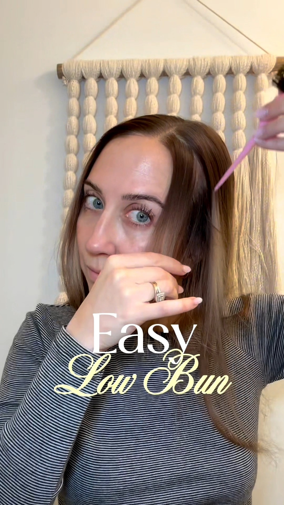 An easy low bun has been my go to hairstyle on day 3 hair 😮‍💨  Click my links for my fav hair products to achieve this style!

#LTKBeauty #LTKmomlife #LTKgrwm