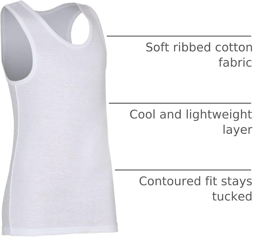 Fruit of The Loom Boys' Eversoft Cotton Undershirts, T Shirts & Tank Tops | Amazon (US)
