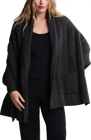 Barefoot Dreams® CozyChic® Tonal Plaid Open Front Cardigan | Nordstrom | Nordstrom