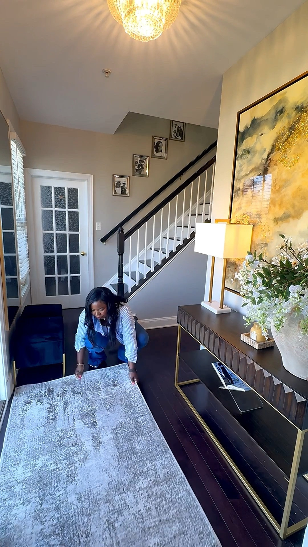 How to style a narrow entryway with elegance

#LTKHome #LTKSaleAlert