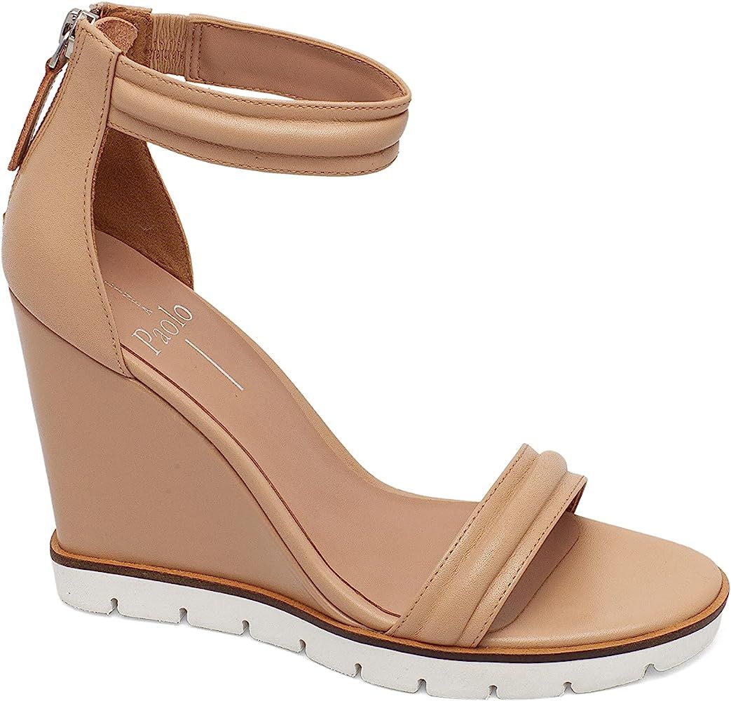 Linea Paolo - EVYNE - High Wedge Halo Strap Leather Sport Sandals | Amazon (US)
