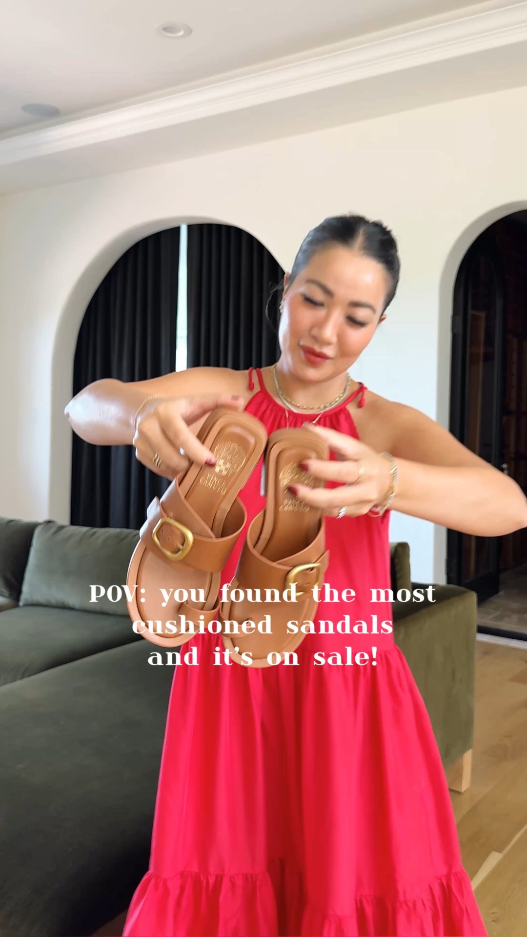 Extra 40% OFF sale with code ‘EARLY40’. 

The padding cushions are like pillows and there are no seams so they don’t rub your feet! These @vincecamuto sandals are 💯 And best of all, they are on SALE! Extra 40% off, up to 75% off! Both are great dressed up with dresses and casual with denim.

#vincecamutopartner #ad

#LTKStyleTip #LTKShoeCrush #LTKSaleAlert