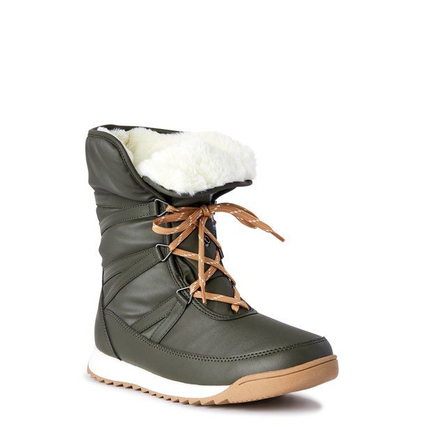 Time and Tru Womens Foldover Boot - Walmart.com | Walmart (US)