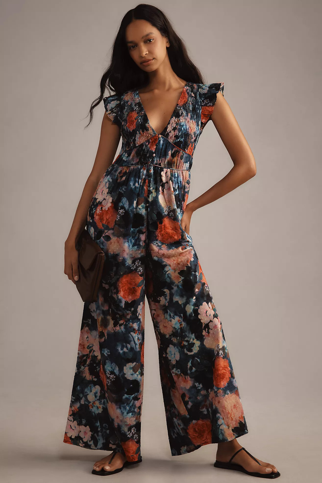 The Peregrine Jumpsuit: Printed Eyelet Edition | Anthropologie (US)
