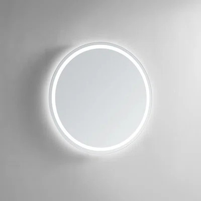 CORONA ROUND LIGHTED BATHROOM VANITY MIRROR | Wayfair North America