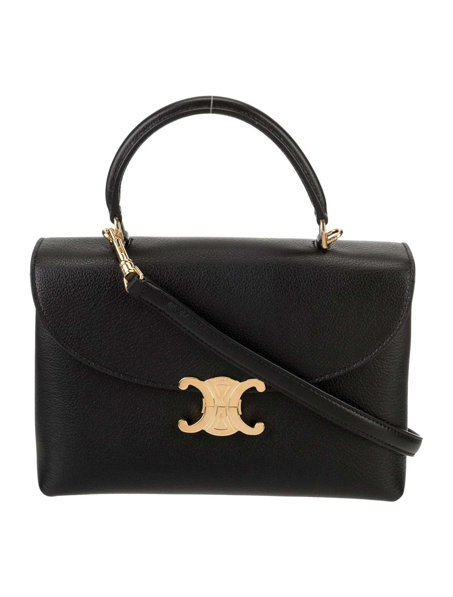 Celine Triomphe Nino Teen 2025 - Black Handle Bags, Handbags - CEL382339 | The RealReal | The RealReal