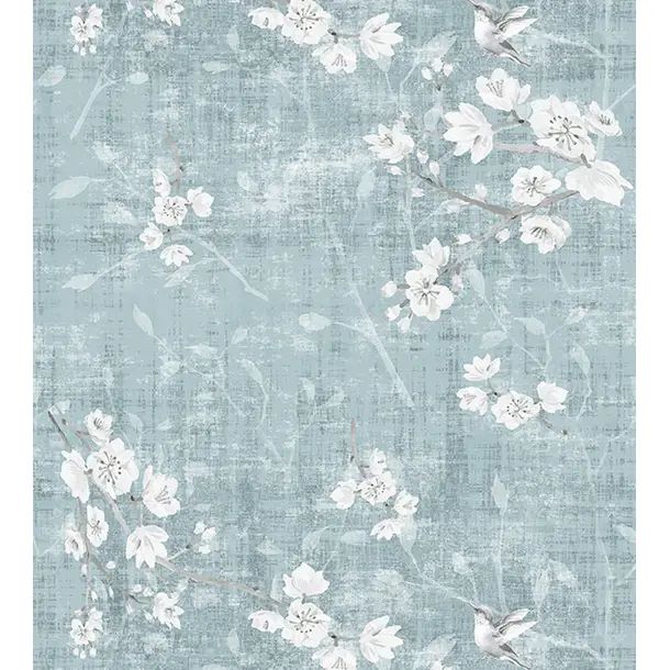 Blossom Chinoiserie Animal Print Metallic Wallpaper Roll | Wayfair North America