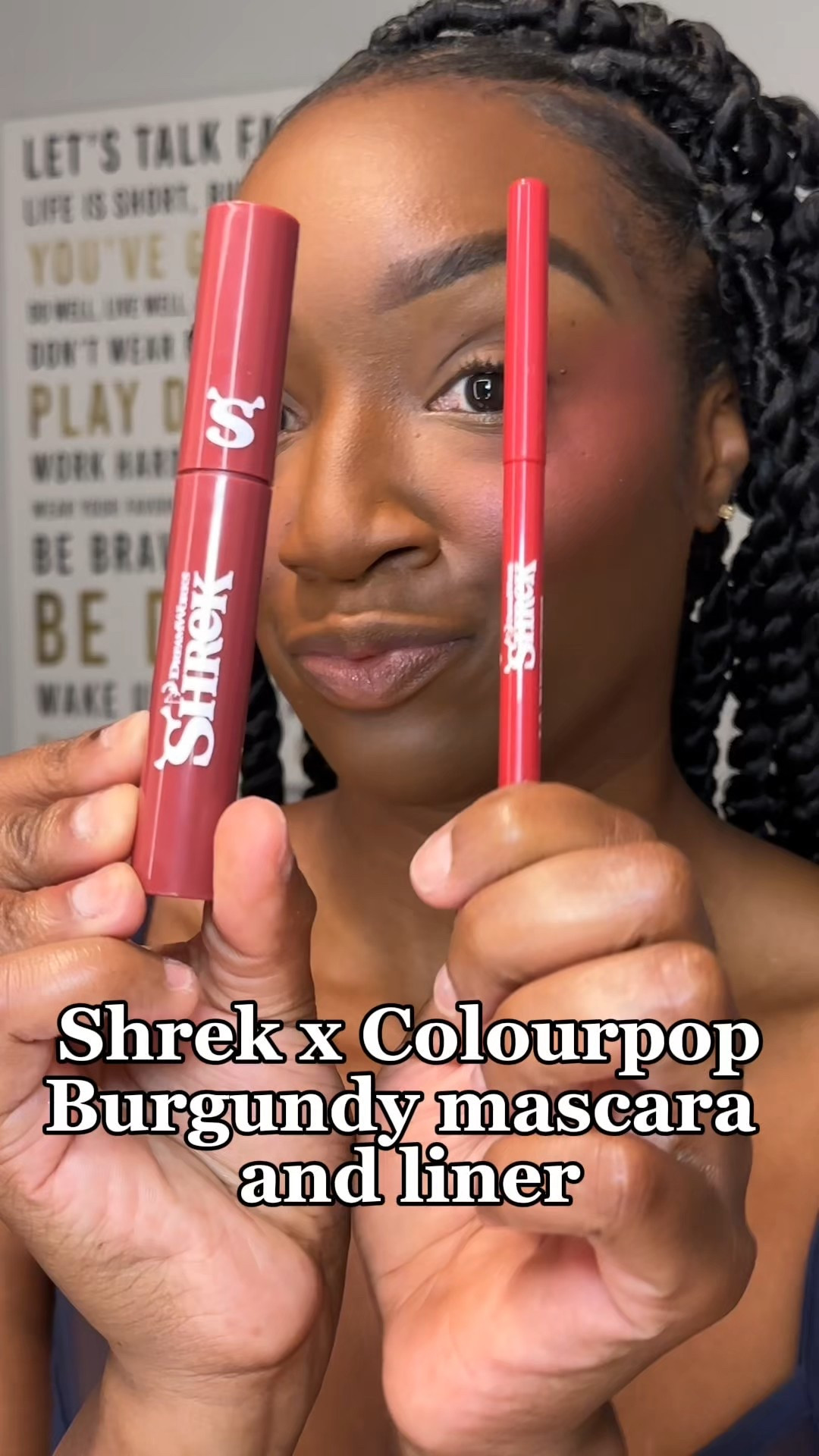 Colourpop burgundy mascara 

#LTKBeauty #LTKU #LTKStyleTip