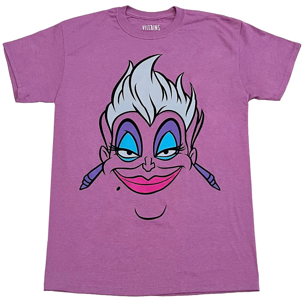 Disney Villains Ursula Face T-Shirt | Walmart (US)
