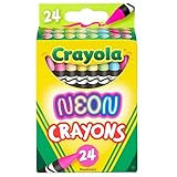 Crayola Neon Crayons, Back To School Supplies, 24 Count | Amazon (US)