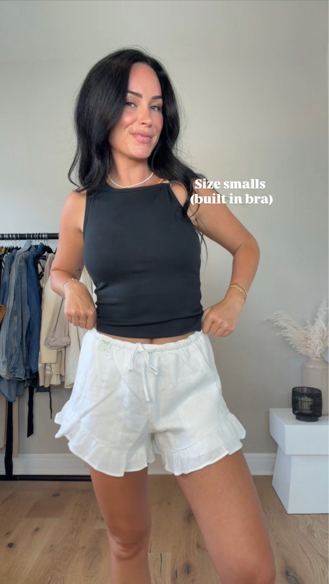 Cute new @abercrombie arrivals 

My sizing 5’7, 145lbs, 32dd