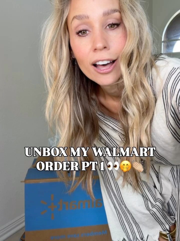🤍 Unbox my Walmart order — PT 1 👀🤭🛒🙌🏼 
