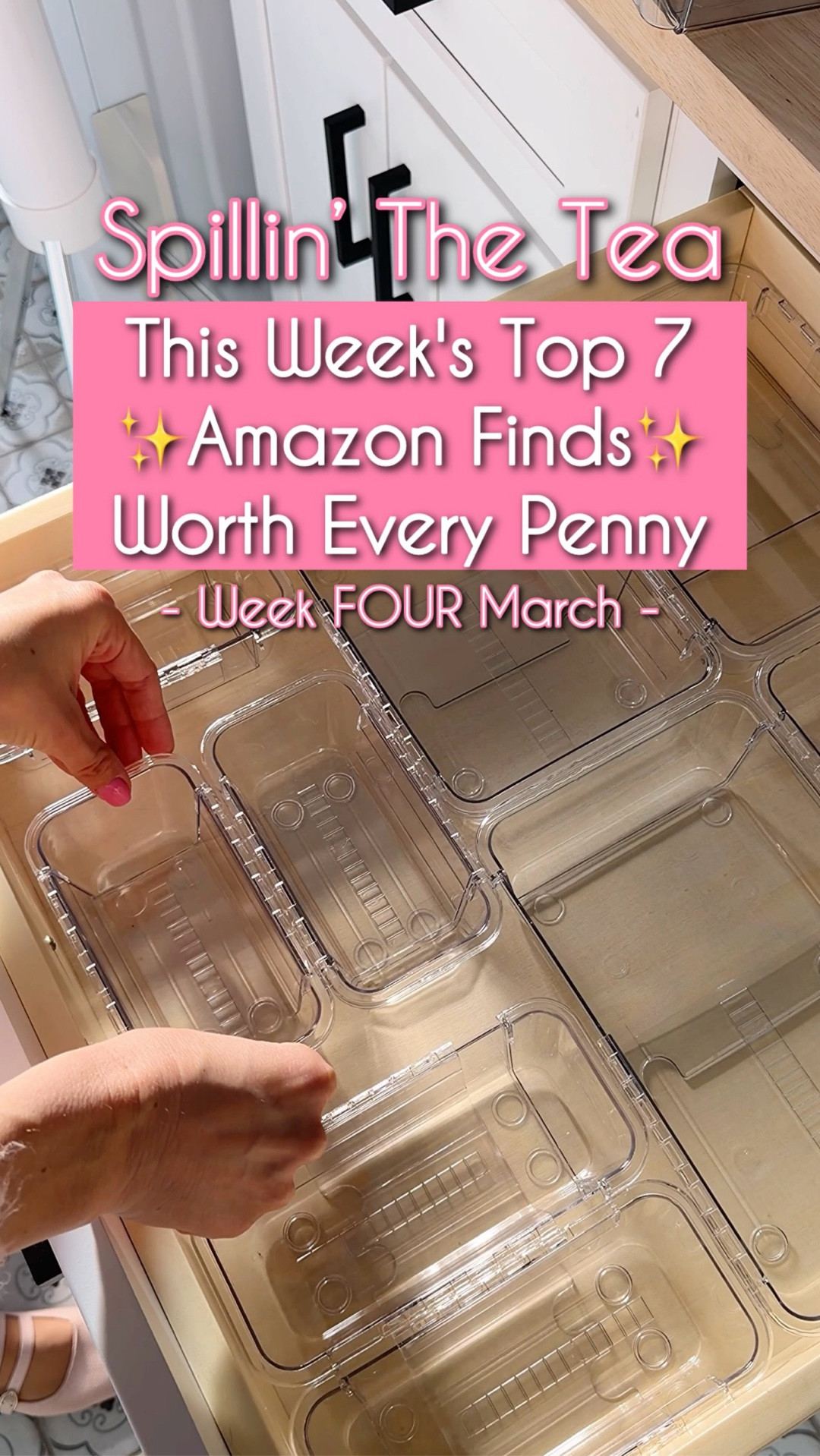 This week’s top 7 Amazon Finds — travel essentials, kitchen upgrades, cleaning tools, and organizers that actually solve everyday pain points. Linking everything for easy shopping.
#amazonfinds #ltkhome #ltkfinds #ltktravel #organizationfavorites #kitchenessentials

#LTKselfcare #LTKSaleAlert #LTKHome