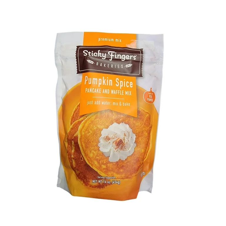 Sticky Fingers Pumpkin Spice Pancake and Waffle Mix | Walmart (US)