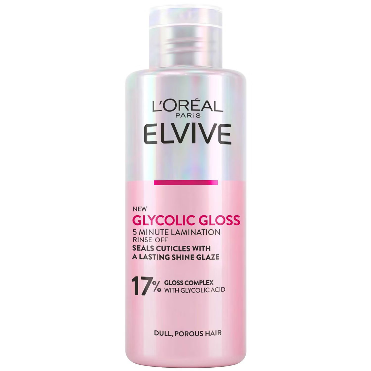 L'Oréal Paris Elvive Glycolic Gloss Rinse-Off 5 minute Lamination Treatment for Dull Hair 150ml | Look Fantastic (UK)