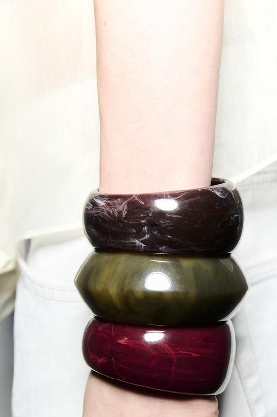 PACK OF 3 RESIN BRACELETS | Zara US