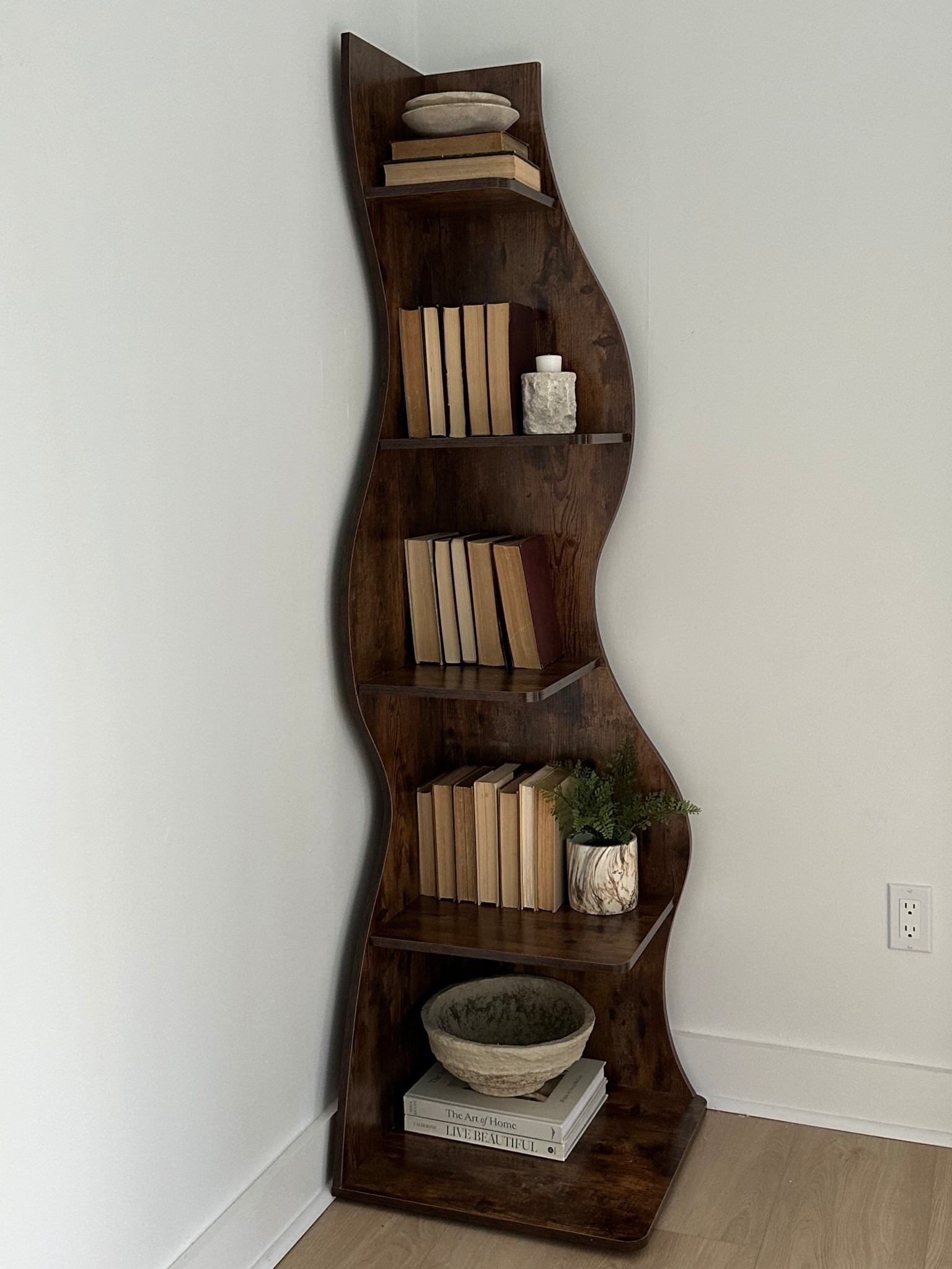 Love this corner wavy shelf! Comes in 8 colors 

#LTKSeasonal #LTKHome #LTKSaleAlert