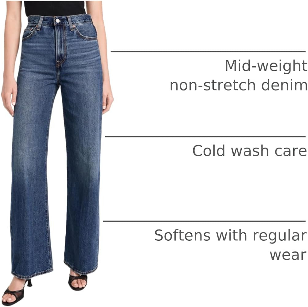 Levi's Womens Ribcage Wide Leg | Amazon (US)