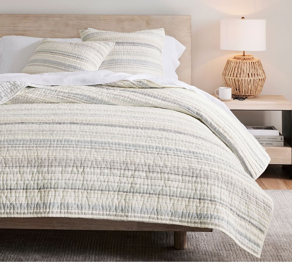 Clayton Handcrafted Quilt | Pottery Barn (US)
