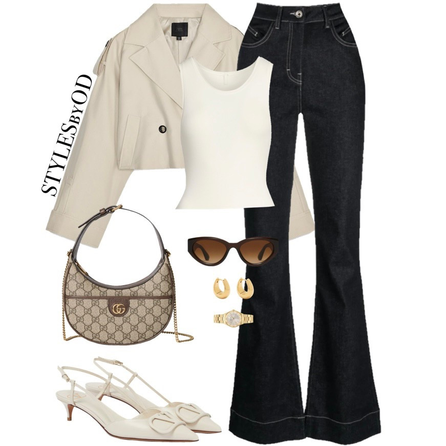 sophisticated chic spring outfit🍨🤍