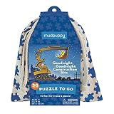 Mudpuppy Goodnight, Goodnight Construction Site Puzzle to Go, 36 Pieces, 12”x9” – Ages 3+ - with Art | Amazon (US)