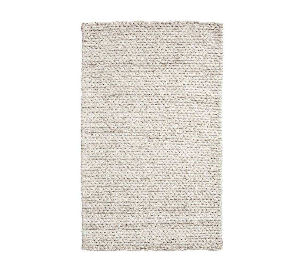 Chunky Knit Sweater Handwoven Rug | Pottery Barn (US)