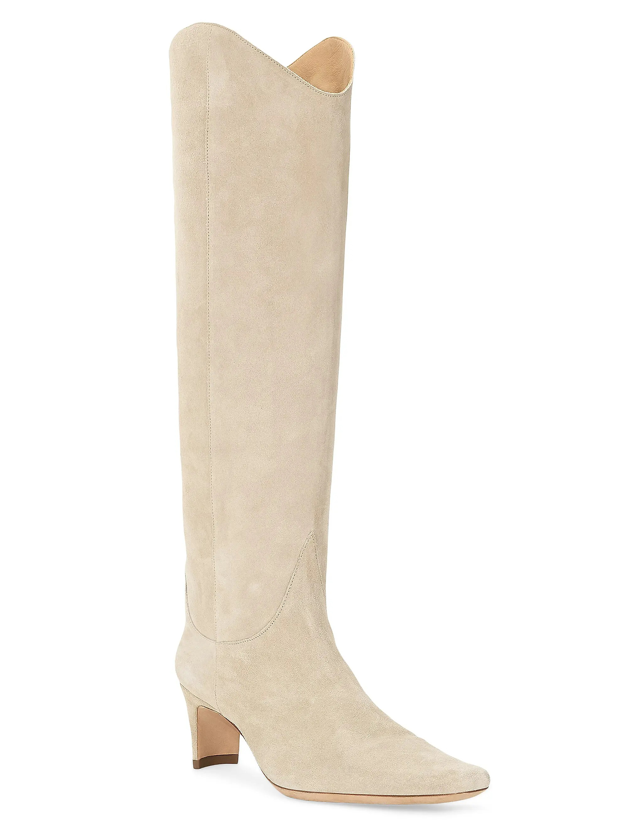Staud Western Suede Wally Boots | Saks Fifth Avenue | Saks Fifth Avenue