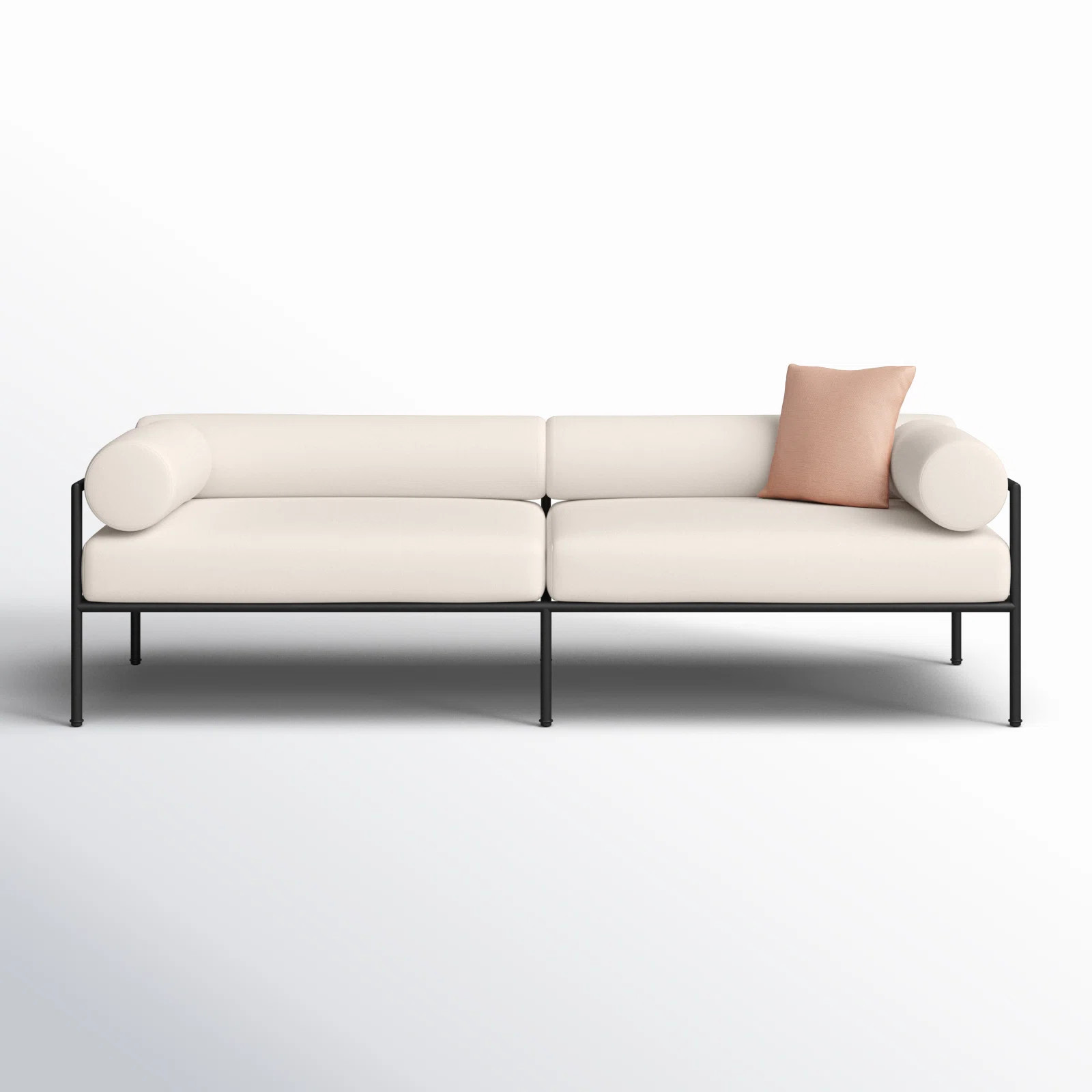 Lucinde 84'' Aluminum Outdoor Patio Sofa | Wayfair North America